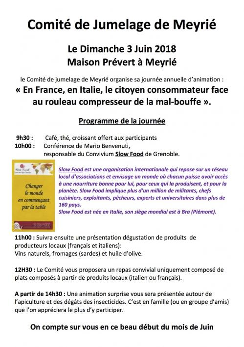 Flyer journée du 3 juin