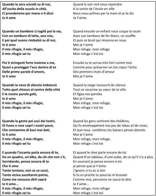 Il mio rifugio bilingue
