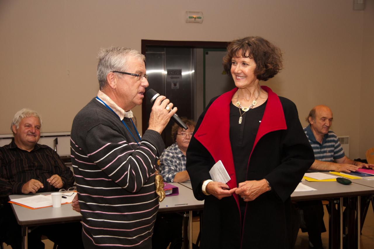 Remise du chaudelet d'honneur